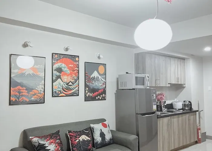 Queen Bed With Coffee Bar And Fast Wi-fi At S Residences Manila