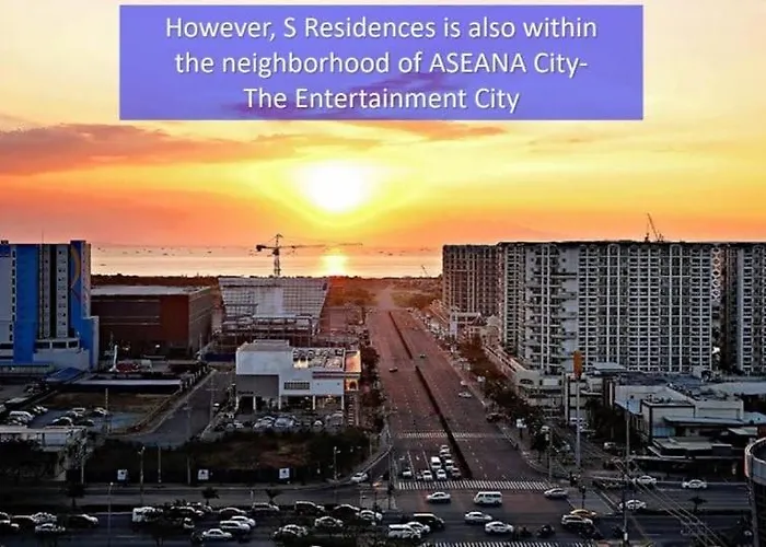 Apartment Queen Bed With Coffee Bar And Fast Wi-fi At S Residences Manila